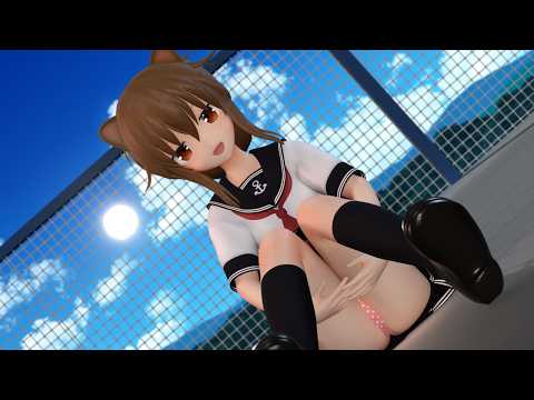 【MMD艦これ】 電 Inazuma 「ハッピートラップ / Happy Trap」 4k