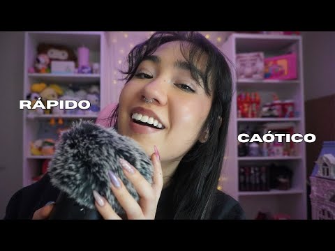 ASMR Rápido, Caótico e Imprevisível (com cafuné e sons de boca bem pertinho)