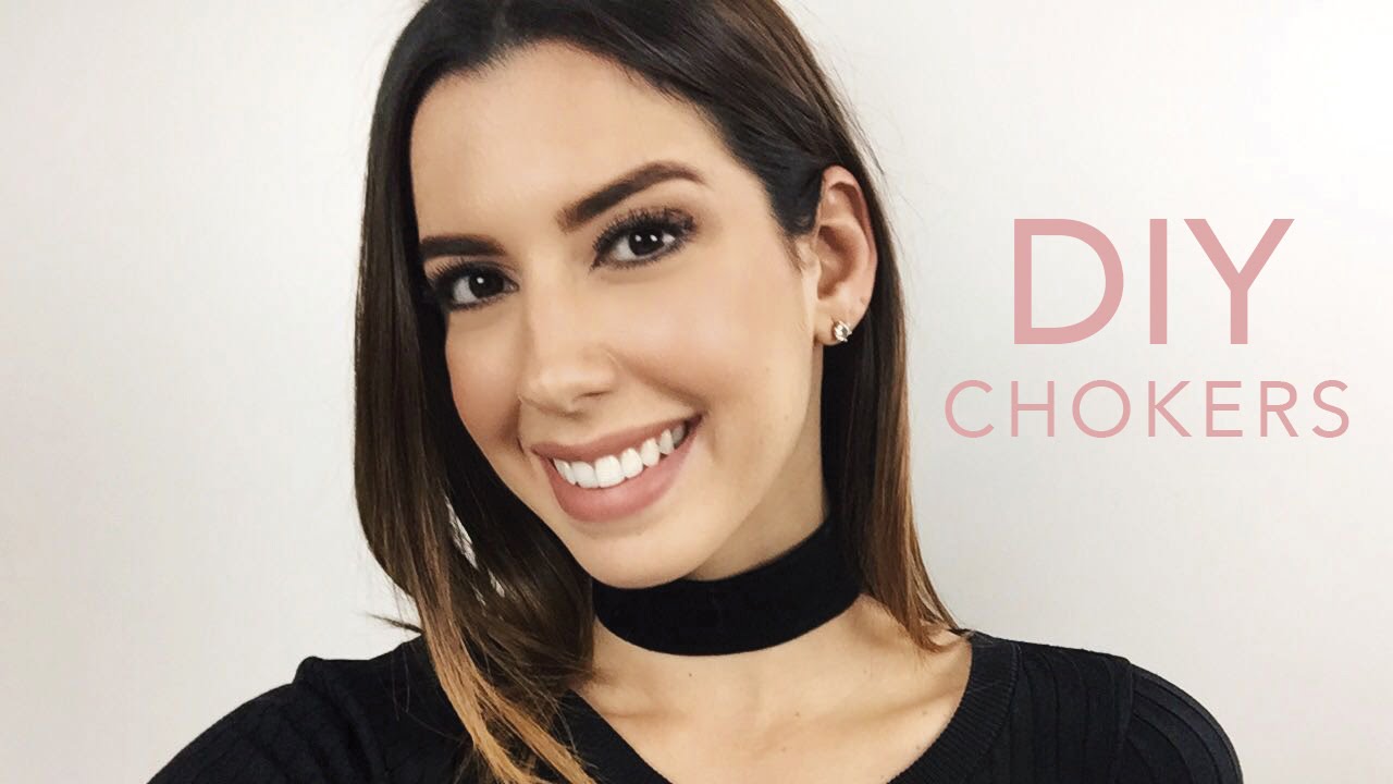 DIY: chokers / Faça você mesma quatro modelos de gargantilha | por Camila Coutinho