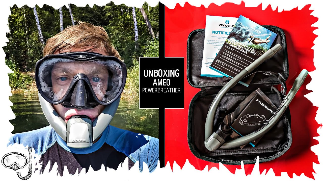 Der Neue Super Schnorchel Ameo Powerbreather Unboxing YouTube