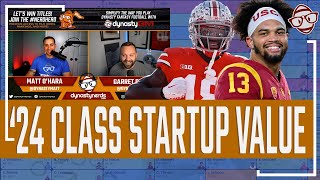 Valuing the 2024 Rookie Class in a Startup Draft | Dynasty Fantasy Football