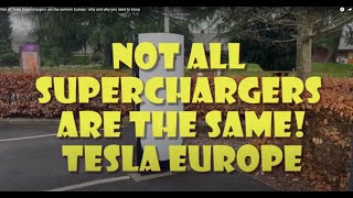 Not all Tesla Superchargers are the same in Europe - why and why you need to know by Tesla Info 212 views 2 months ago 4 minutes, 56 seconds