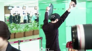 [FANCAM] 150421 Gimpo International Airport 출국 GOT7 - JACKSON (잭슨직캠)