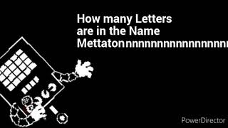 Undertale [Dc2] mettaton test