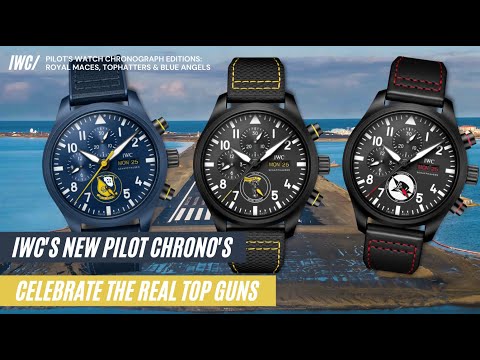 The IWC Pilot's Watch Limited Edition collection celebrates the real Top Guns
