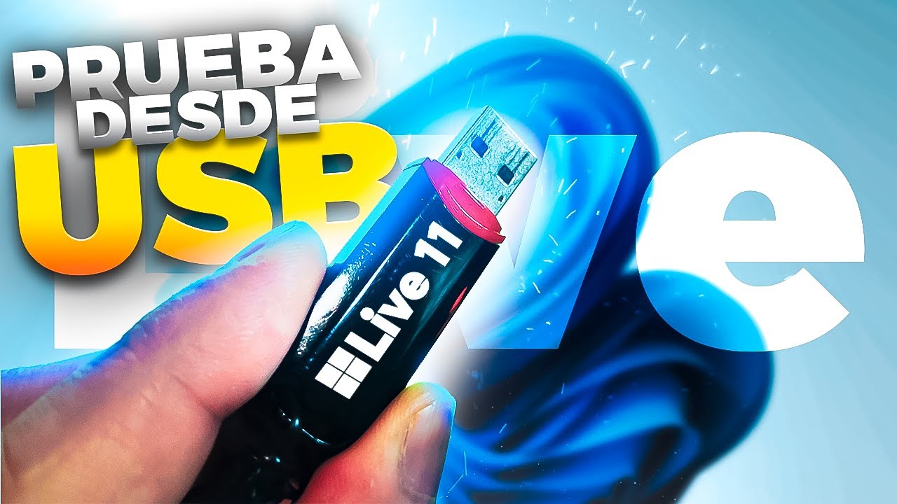 Windows 11 en CD LIVE / Ejecuta Windows desde la USB