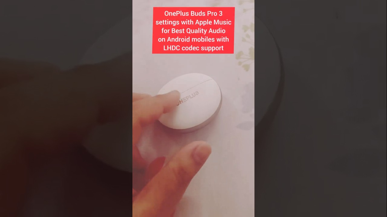 ONEPLUS BUDS PRO 3 and APPLE MUSIC 🎧 🎵 