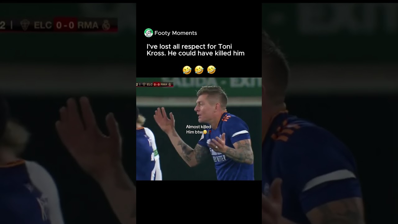 Toni Kroos should chill😂😂😂#football #soccer