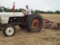 David brown 990 turning hay.