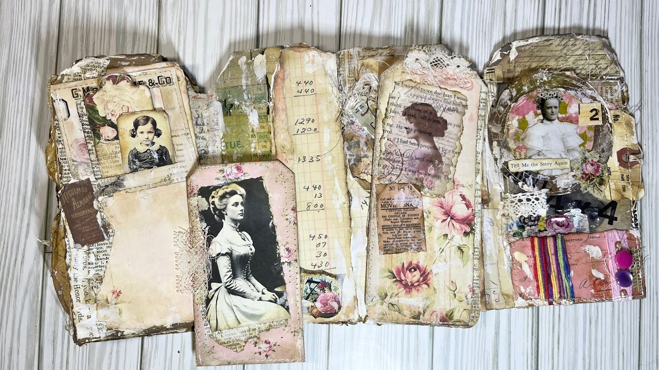Mini Grungy Tag Journal #4