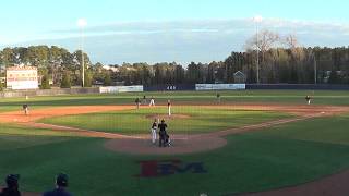 Elliott Melton #1 (Claflin University's CF) Lays Out for an Amazing Catch Against Francis Marion