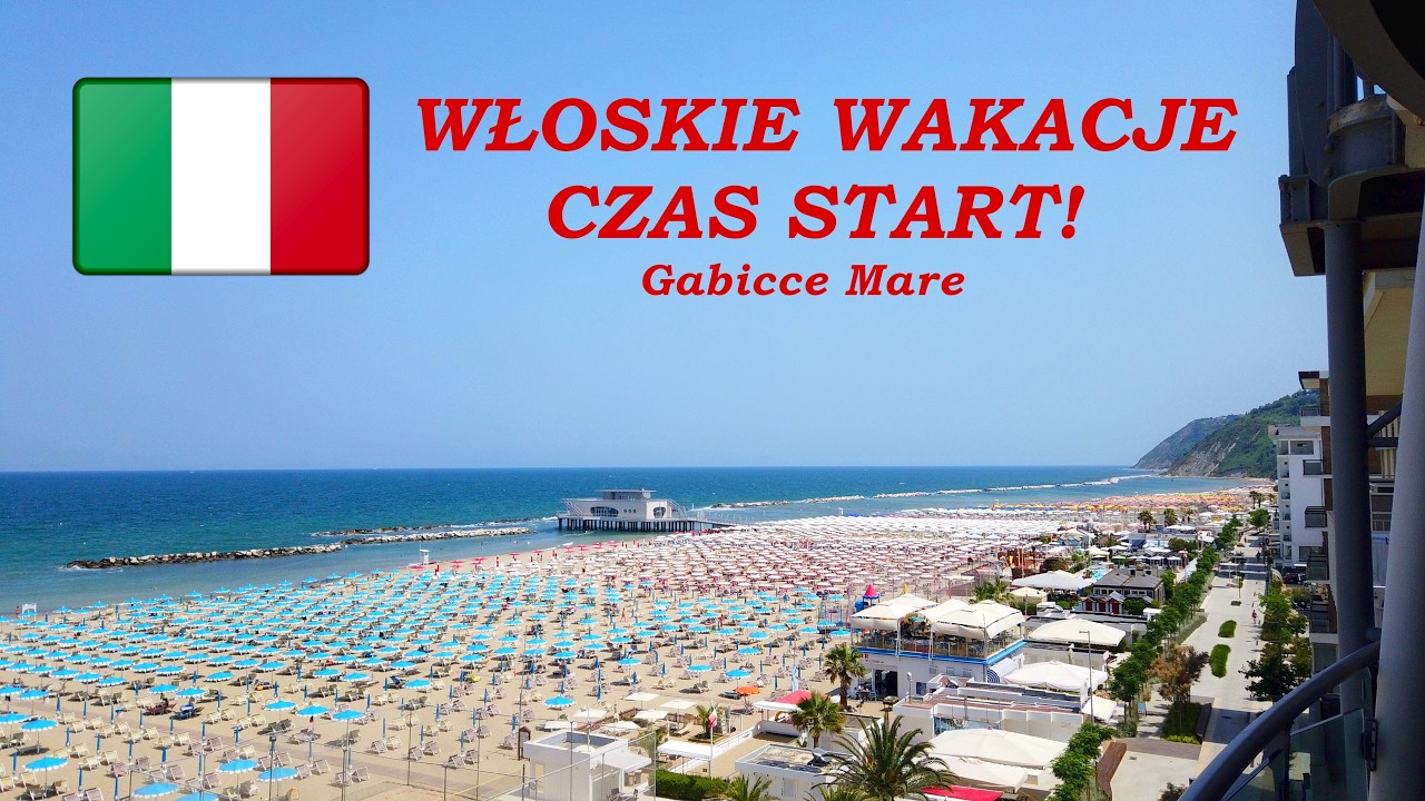 Zaczynamy nasze wakacje na RIWIERZE ADRIATYCKIEJ 🇮🇹 Pierwszy dzień pełen plażowania i odpoczynku 🌊🏖️