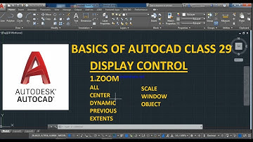 DISPLAY CONTROL - ZOOM IN AUTOCAD|AUTOCAD MALAYALAM|AUTOCAD BEGINNERS