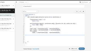Leetcode | May Challenge | Check if it is a straight line