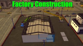 Factory Construction (Timelapse) - Relaxing Construction Simulator 2 Gameplay