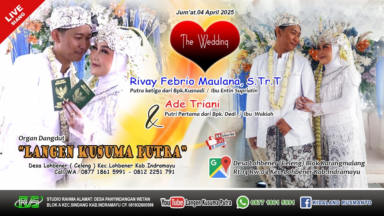🎦LIVE SIANG ORGAN DANGDUT LANGEN KUSUMA PUTRA || DESA LOHBENER (CELENG) - INDRAMAYU || 04/04/2025