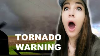 🌪️SCARY TORNADO WARNING!😳