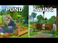 Minecraft | Garden Build Hacks &amp; Build Ideas | Tutorial