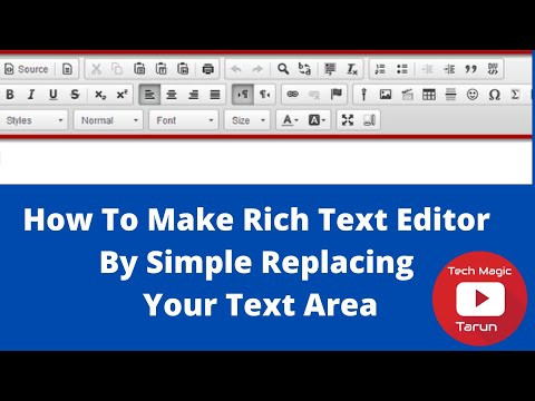 How to Make text editor in html  and Javascript  in Hindi | Tarun Sharma|