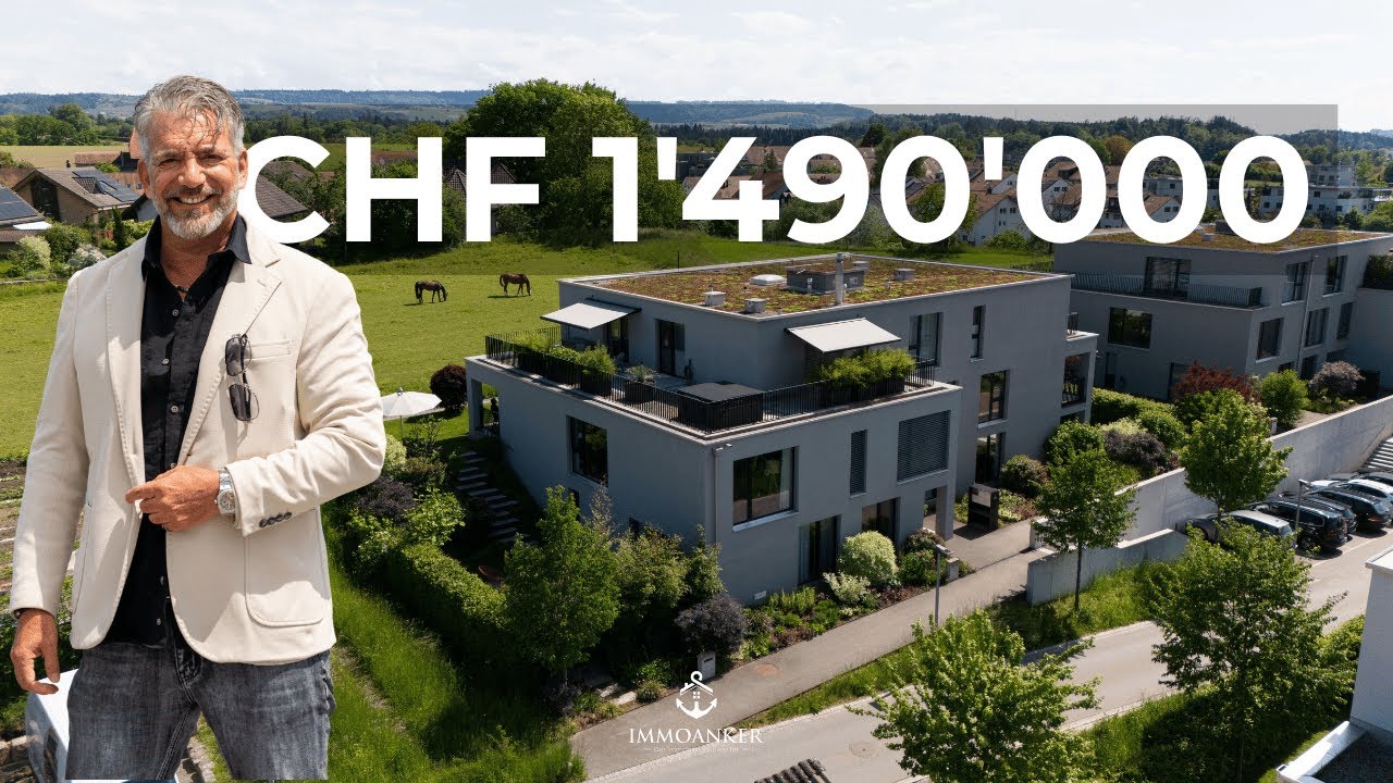 Stilvolle Tour durch eine CHF 1'490'000.- Maisonette-Wohnung im modernen Design in Lyss, Schweiz