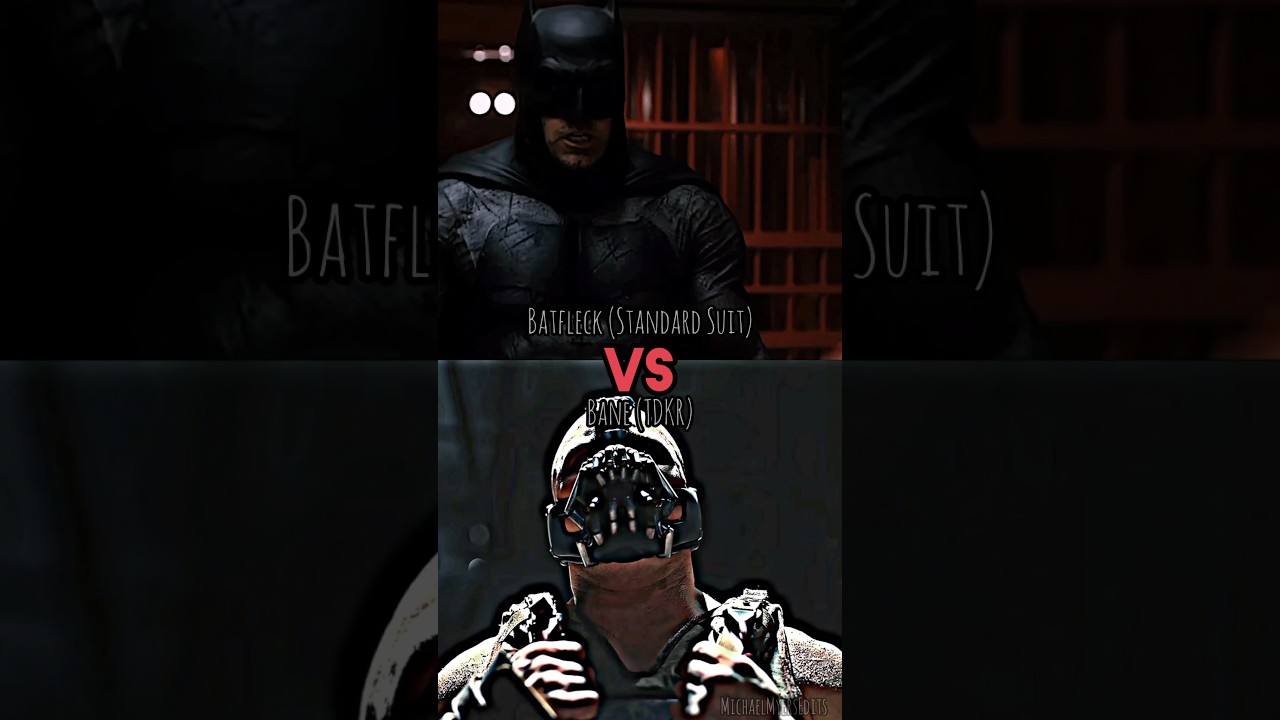 Batfleck (Standard Suit) VS Bane (TDKR)