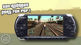 New Port : GTA San Andreas on the PSP !