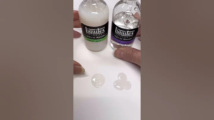 Liquitex SLOW-DRI Fluid Additive vs Medium