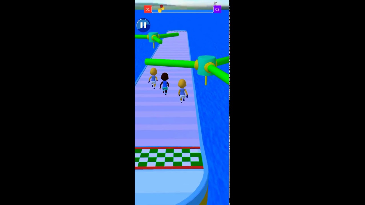 Escape Run Race 3D - Multiplayer Running Game | Never stop running! | Tap and hold to run! - Level 1