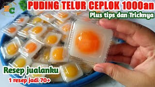 PUDING TELUR CEPLOK UNTUK IDE JUALAN MAKANAN 1000an