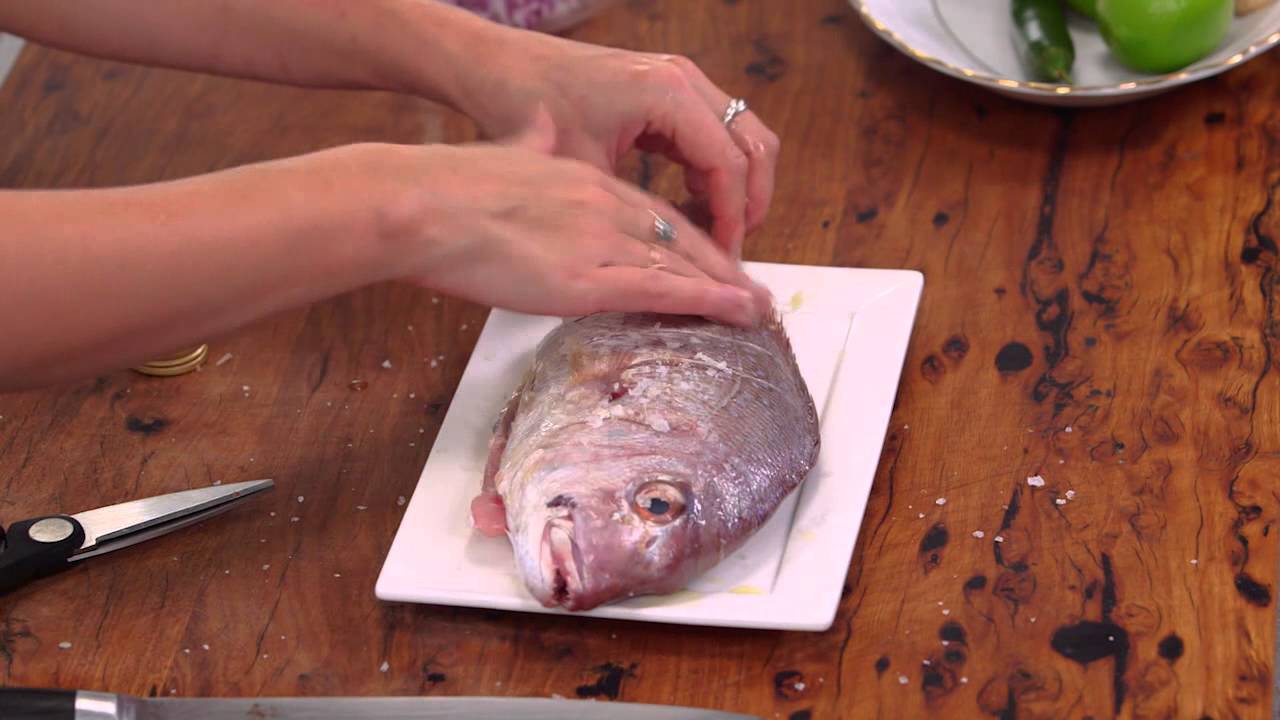 Grilled Baby Snapper with Pineapple and Cucumber Salsa Everyday