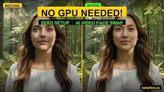 How to Swap Faces in Video WITHOUT a High-End GPU (Zero Setup!) screenshot 5