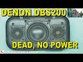 DENON DSB200 Bluetooth Speaker Dead, No Power.