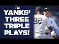 THREE TRIPLE PLAYS! Yankees ALREADY have 3 triple plays in 2021!