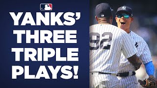 THREE TRIPLE PLAYS! Yankees ALREADY have 3 triple plays in 2021!