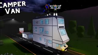 Поездка на 3-х этажном автобусе!!! В роблокс!! Роблокс фургон для кемпенга🚌