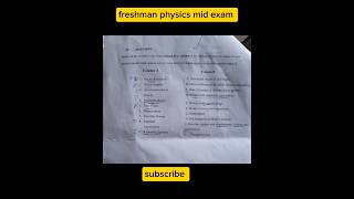 #freshman physics mid exam #physicy #physics  #general physics #ethiopia physics mid exam