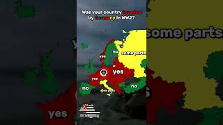 Was your country invaded by Germany in WW2? #mapping #geography #history #ww2 #viral #europe