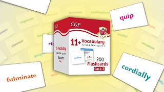 11 Vocabulary Flashcards Pack 2 Double The Vocab Fun From Cgp