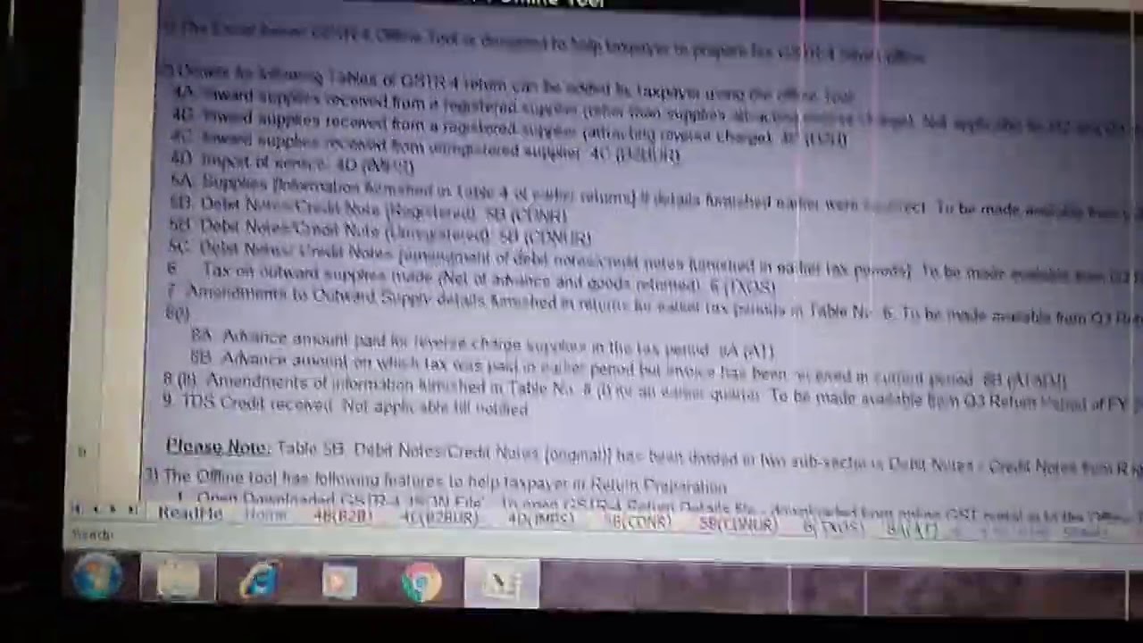 GSTR 4 Offline Tool