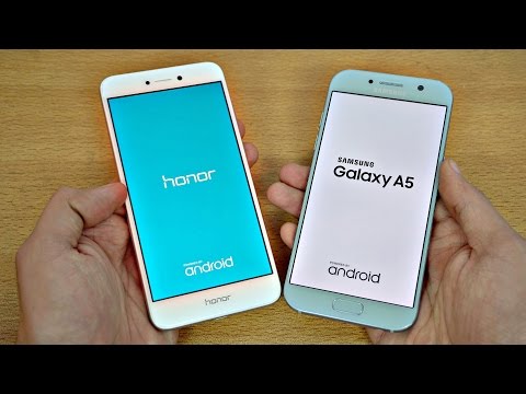 Huawei Honor 8 Lite vs Samsung Galaxy A5 (2017) - Speed Test! (4K)
