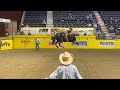 UW’s Donny Proffit with a 79.5-point ride on Brookman’s Corona Time at the CNFR