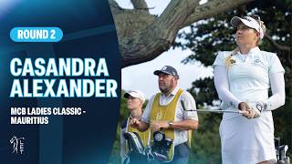 Casandra Alexander fires a 67 (-5) to share the lead on -9 | MCB Ladies Classic - Mauritius
