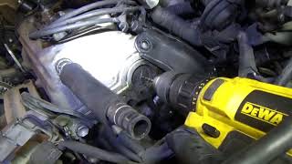 Oil Leak? DRILL it out! (Toyota Camry) + Timing Belt & EGR repair