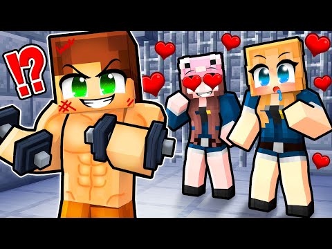 Fac *MUSCHI* sa IMPRESIONEZ Gardienii si SCAP din INCHISOARE in Minecraft...