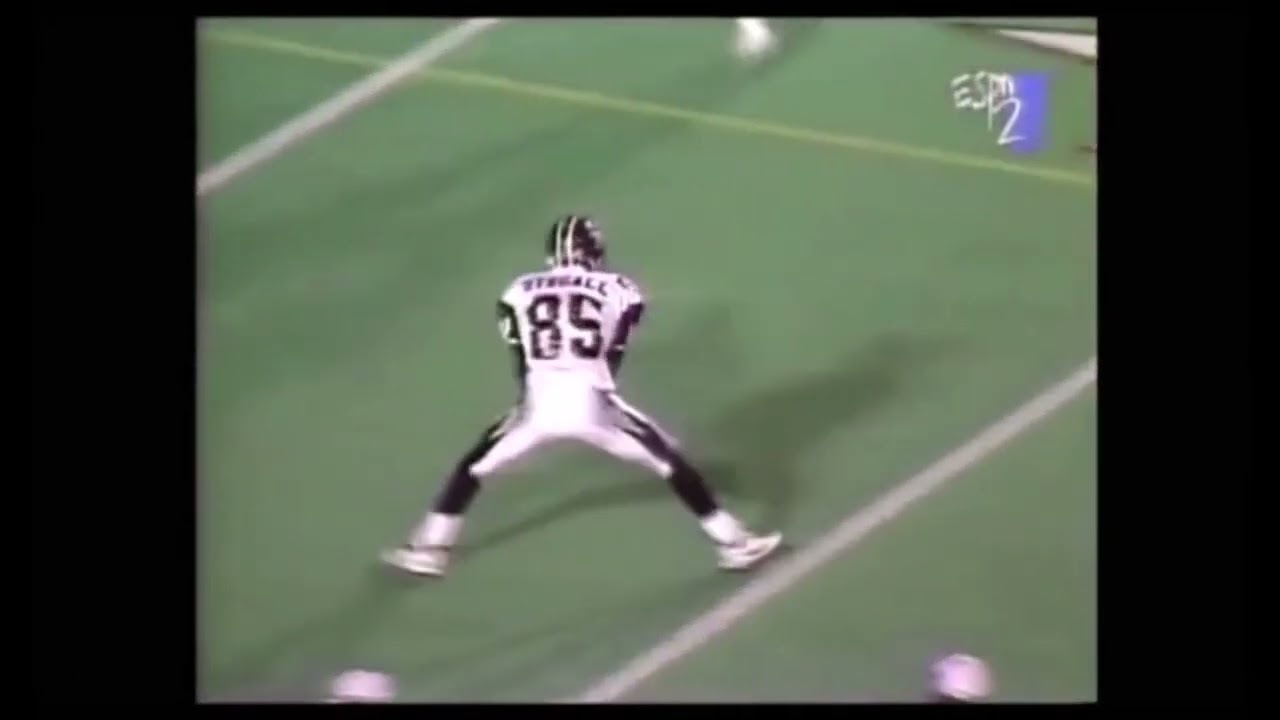 Winnipeg Blue Bombers Milt Stegall 1st and Last CFL Touchdown