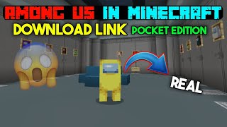 How To Download Among us Game Map In Minecraft Pocket Edition 1.19 screenshot 5