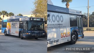 Hart bus #2145 on Route 39 arriving at Netpark Transfer Center 