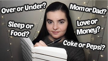 ASMR Asking You 85 VERY Personal This or That Questions