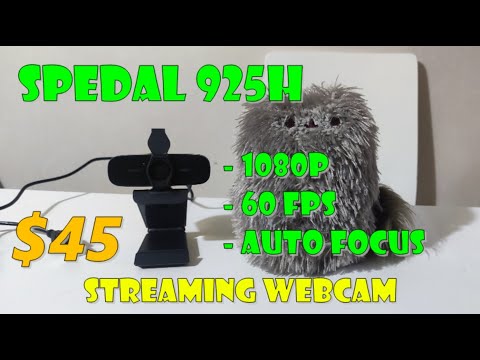 Video Spedal 925H Streaming Webcam Review! 1080P, 60FPS,... - youtube