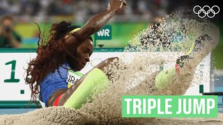 Evolution of the Women’s TRIPLE JUMP at the Olympics!